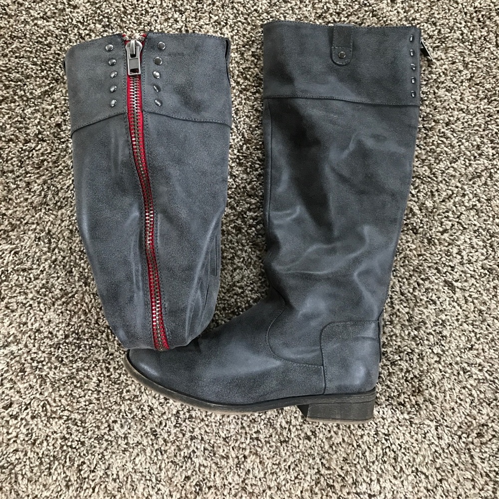 Madden Girl black boots - like new